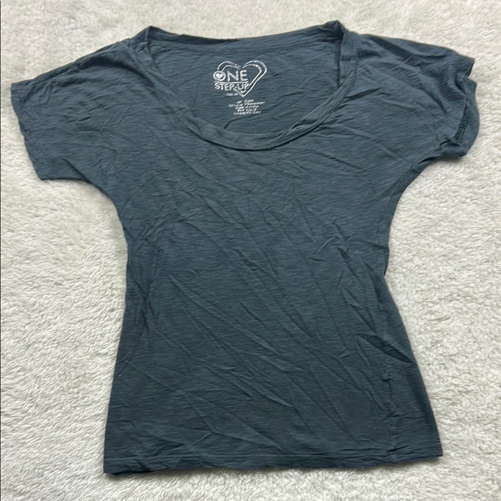 One Step Ahead Women's Slate Short Sleeve Tee